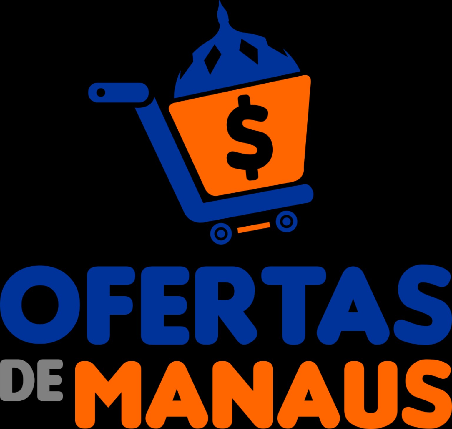 Logo vertical Ofertas de Manaus